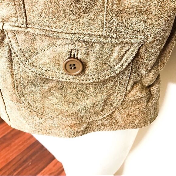 𝅺tan Genuine Leather Jacket - Picture 5 of 14